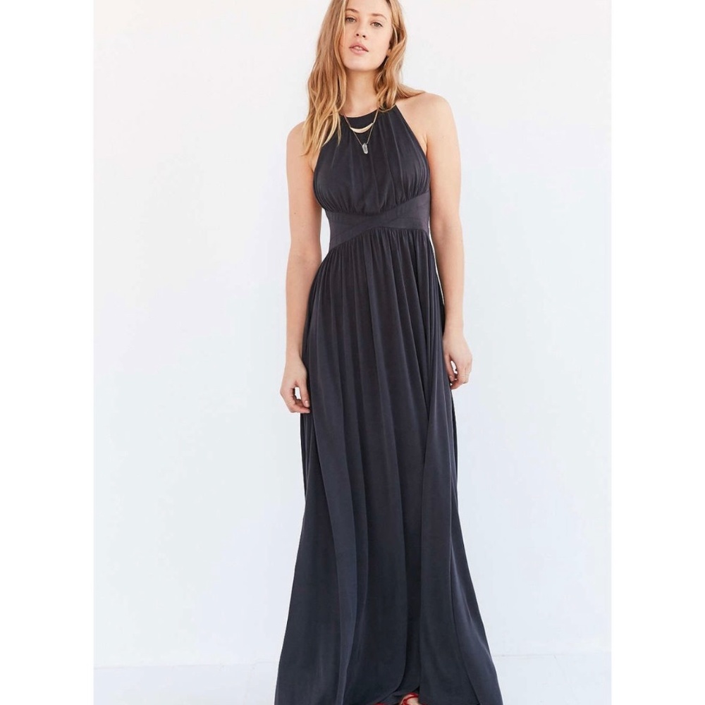 Anthropologie Silence + Noise Goddess Knit Maxi Dress